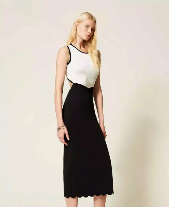 26SS 트윈셋 미디 원피스 261TP337212063 Black - TWINSET