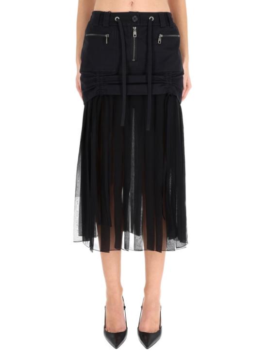 25FW 돌체앤가바나 롱 스커트 F4DAOT GDDHVN0000 Black