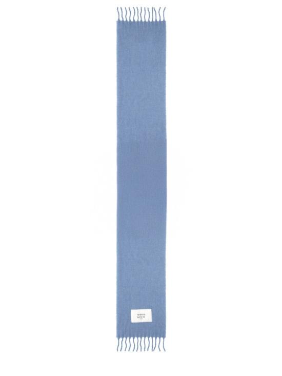 25FW 메종키츠네 베이비 알파카 스카프 LM06206WA0022 0331 Blue - MAISON KITSUNE