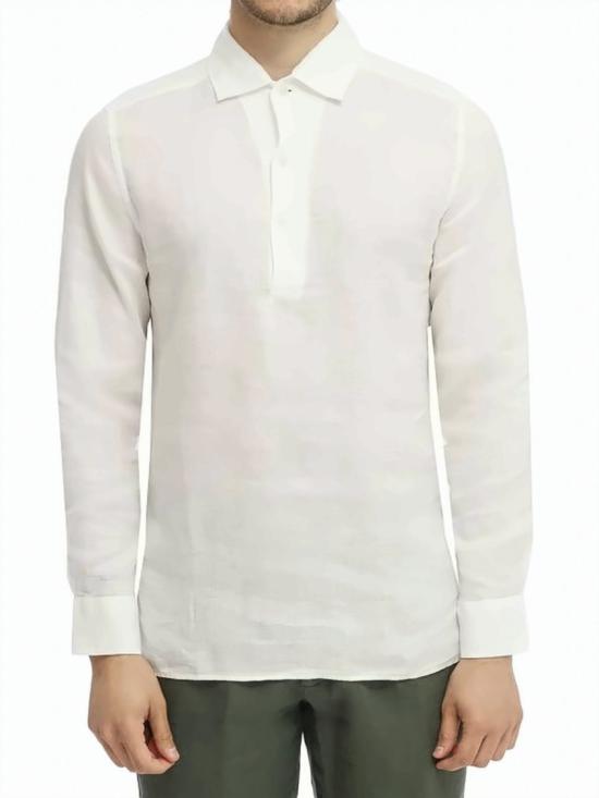 26SS 세인트바쓰 긴팔 셔츠 RPA000101457L White - MC2 SAINT BARTH