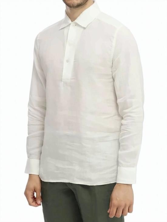 26SS 세인트바쓰 긴팔 셔츠 RPA000101457L White - MC2 SAINT BARTH