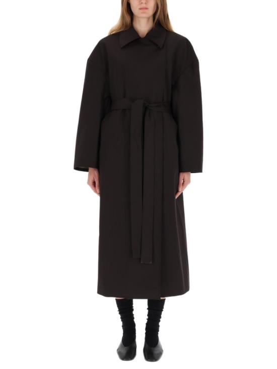 25FW 아워레가시 코트 W4251CC CHURCHILLSTRIPEMEMBRANEWOOL Black