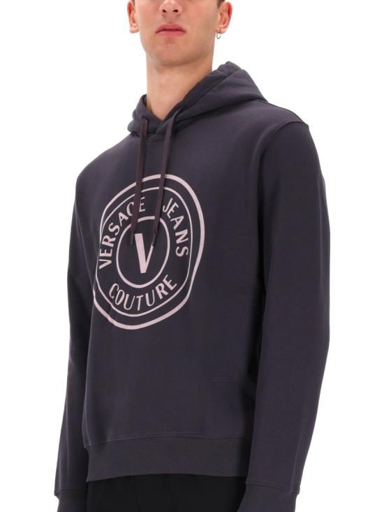 25FW 베르사체 후드 티셔츠 79GAIE06 CF02E831 Black - VERSACE