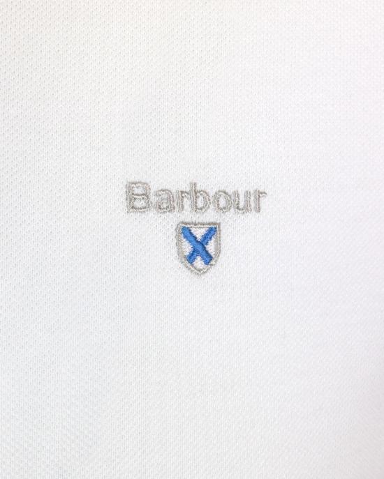 26SS 바버 폴로 티셔츠 MMML0012WH11 WHITE - BARBOUR