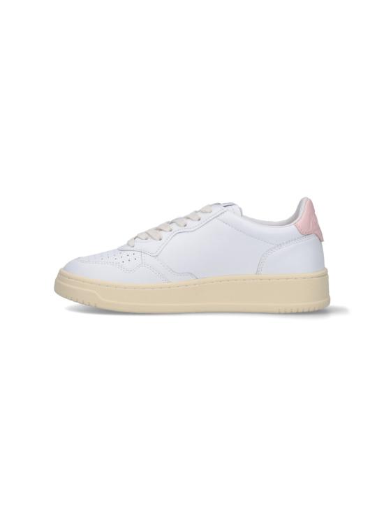 26FW 오트리 메달리스트 로우 레더 스니커즈 AULW LL16 White - AUTRY