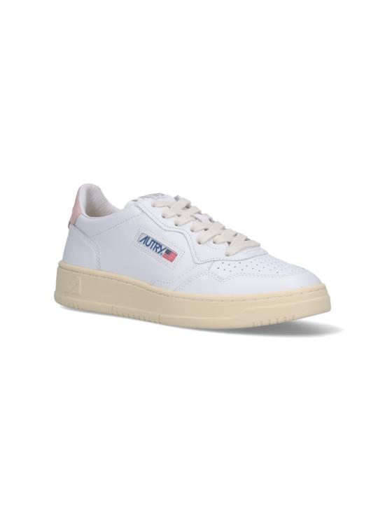 26FW 오트리 메달리스트 로우 레더 스니커즈 AULW LL16 White - AUTRY