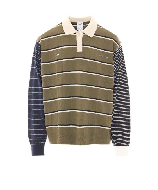 26SS 아디다스 X 송 포 더 뮤트 폴로 티셔츠 KS1343 OLIVE STRATA Green