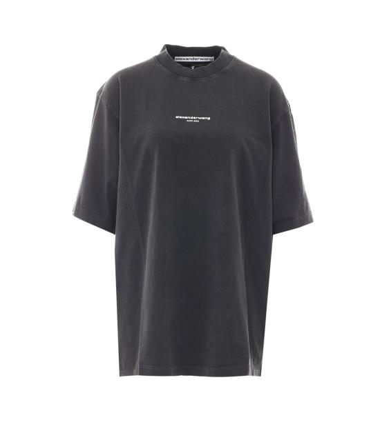 26FW 알렉산더 왕 반팔 티셔츠 UCC3261905 011 BLACK