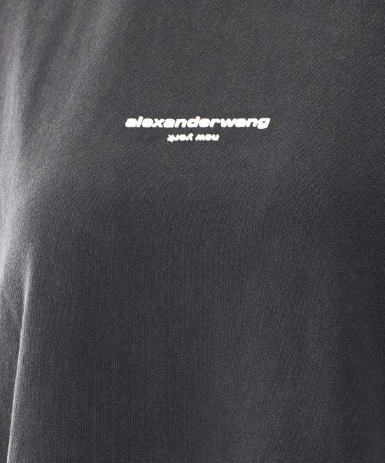 26FW 알렉산더 왕 반팔 티셔츠 UCC3261905 011 BLACK - ALEXANDER WANG