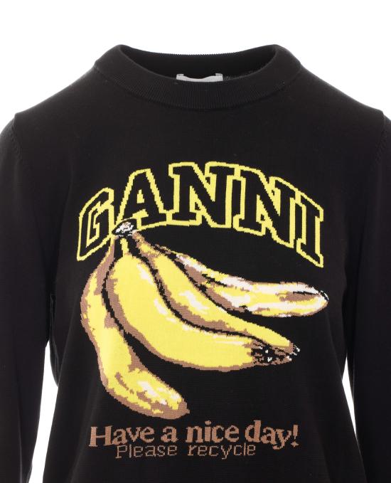 26FW 가니 스웨터 A1150013 099 Black - GANNI
