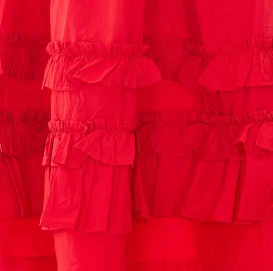 26FW 가니 미디 원피스 A1030705 474 Red - GANNI