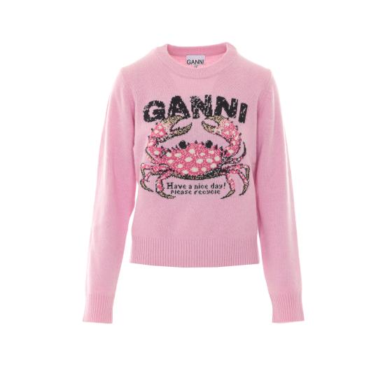 26FW 가니 스웨터 A1150008 868 Pink