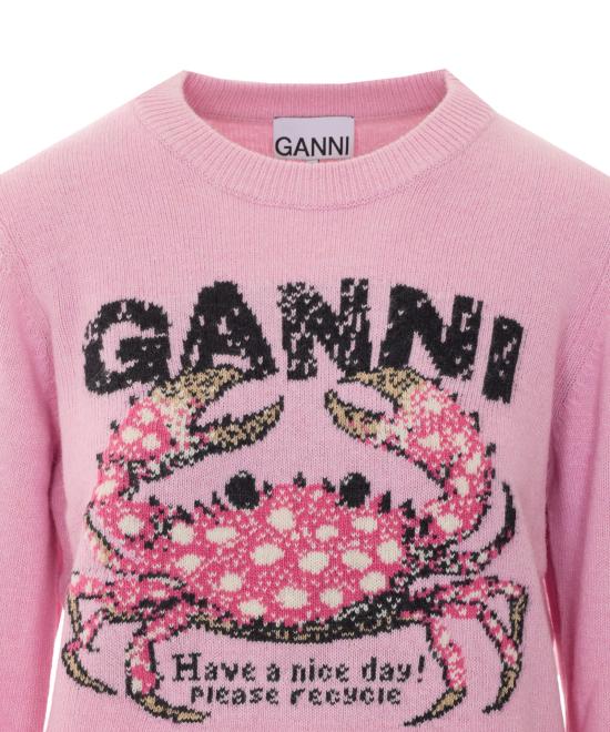 26FW 가니 스웨터 A1150008 868 Pink - GANNI