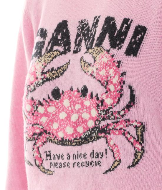 26FW 가니 스웨터 A1150008 868 Pink - GANNI