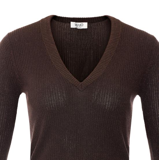 26FW 리우조 스웨터 WF6416MS46J L9520 Brown - LIU JO