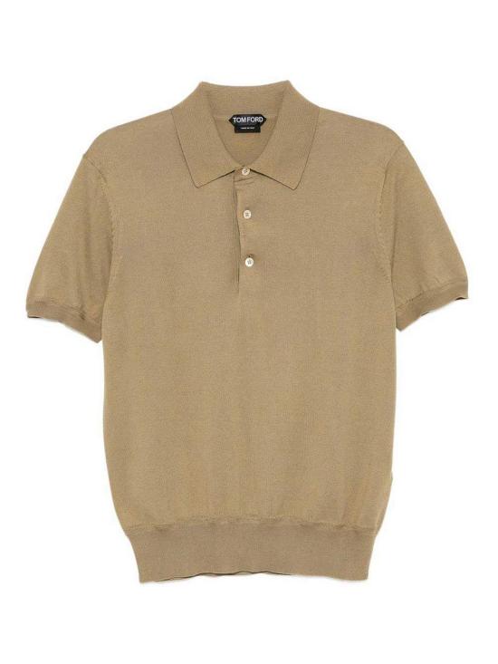 26SS 톰포드 폴로 티셔츠 KPS035YMC040JBV Dark Green
