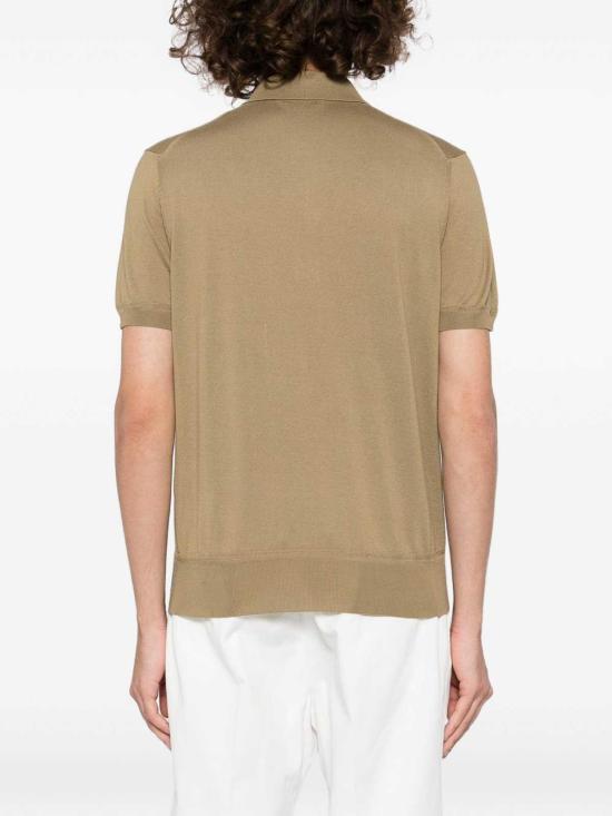 26SS 톰포드 폴로 티셔츠 KPS035YMC040JBV Dark Green - TOMFORD