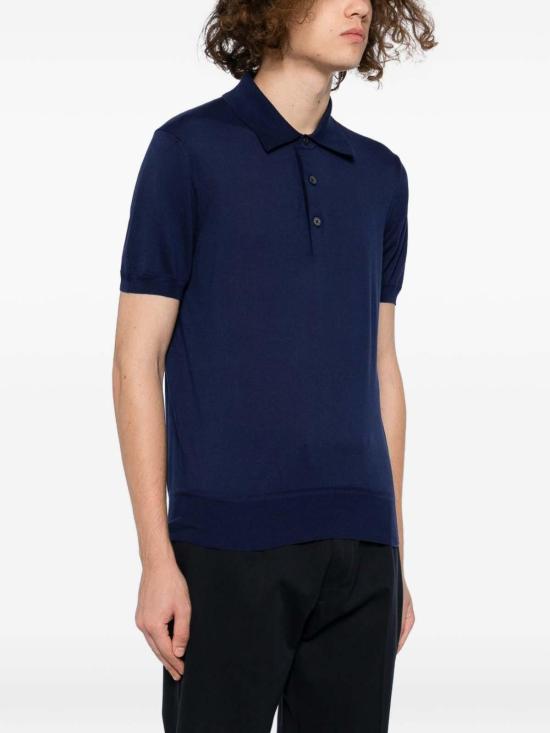 26SS 톰포드 폴로 티셔츠 KPS035YMC040UDB Blue - TOMFORD