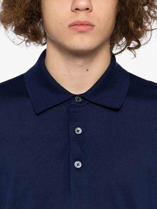 26SS 톰포드 폴로 티셔츠 KPS035YMC040UDB Blue - TOMFORD