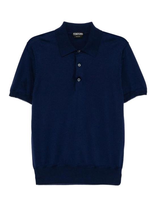 26SS 톰포드 폴로 티셔츠 KPS035YMC040UDB Blue