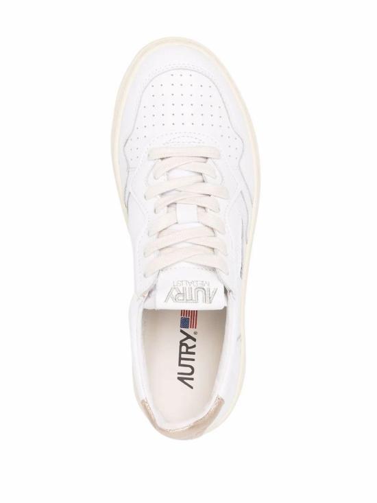 26FW 오트리 메달리스트 로우 AULW LL06 White - AUTRY