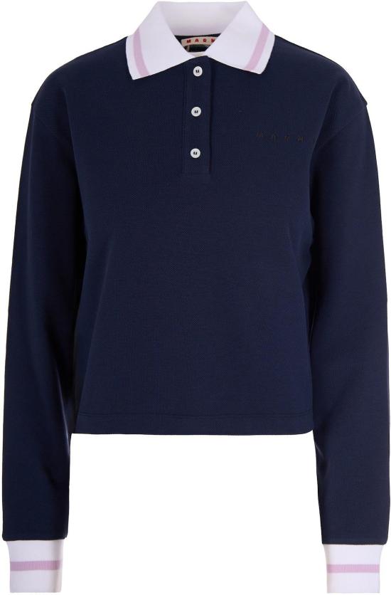 26SS 마르니 폴로 티셔츠 8059030866409 NAVY