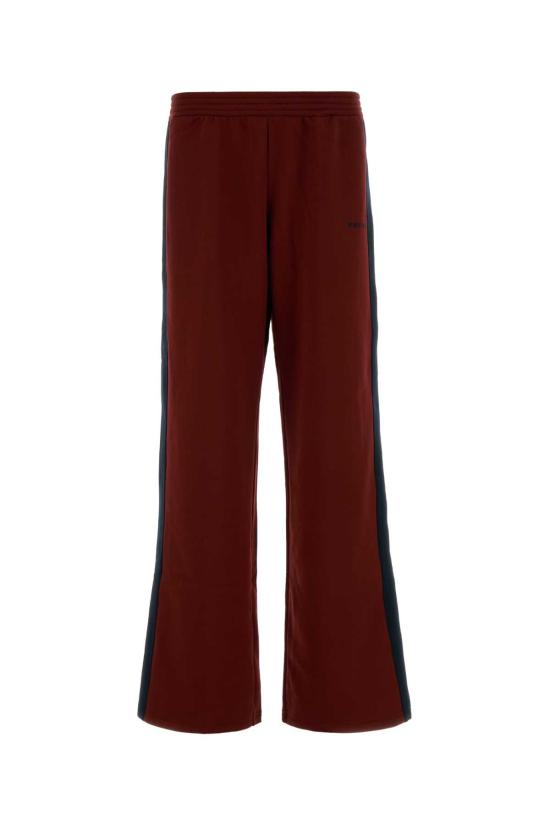 26FW 알렉산더 맥퀸 스트레이트 팬츠 865251QXACL 6056 Burgundy