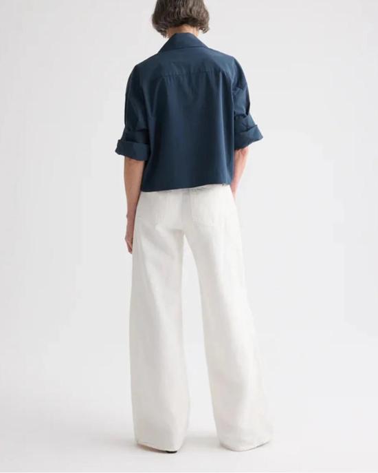  티더블유피 블라우스 Twp Tie One On Shirt Blue - TWP