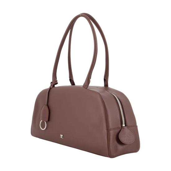 26FW 쿠레쥬 숄더백 326GSA239CV0034 4010 burgundy - COURREGES