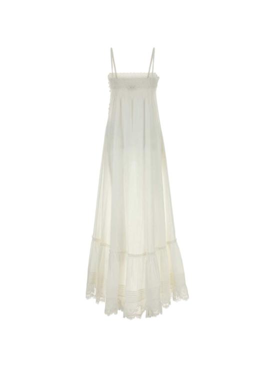 26SS 생로랑 롱 원피스 831331 Y7K369601 WHITE - SAINT LAURENT