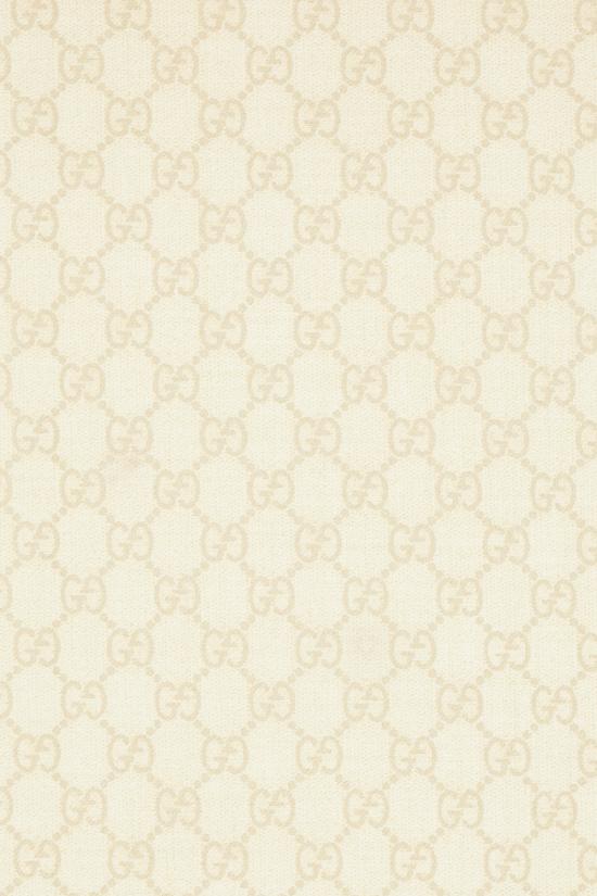 26FW 구찌 라미네이트 GG 울 숄 8100223G348 9078 WHITE IVORY - GUCCI