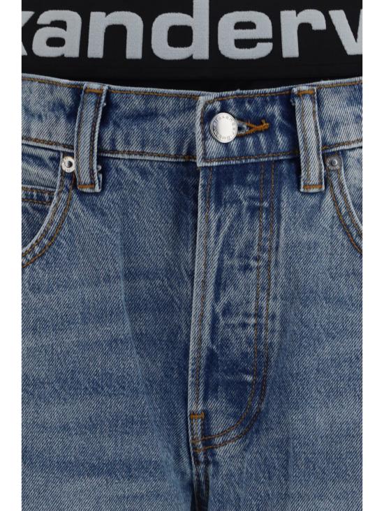 26FW 알렉산더 왕 데님 팬츠 4DC3264300 427D BLUE - ALEXANDER WANG
