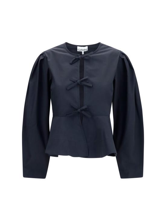 26FW 가니 셔츠 A1040486 099 BLACK