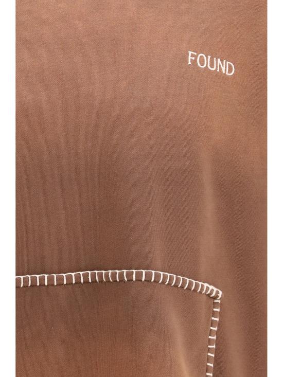 26FW 파운드 후드 티셔츠 FOPF26HO01012 F213 BROWN - FOUND