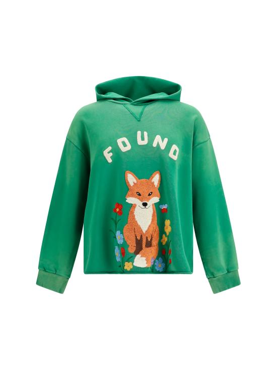 26FW 파운드 후드 티셔츠 FOPF26HO01520 6344 GREEN