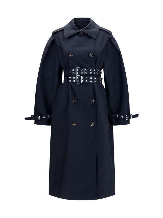 26FW 가니 트렌치 코트 A1010222 099 BLACK