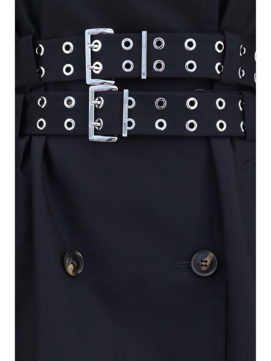 26FW 가니 트렌치 코트 A1010222 099 BLACK - GANNI