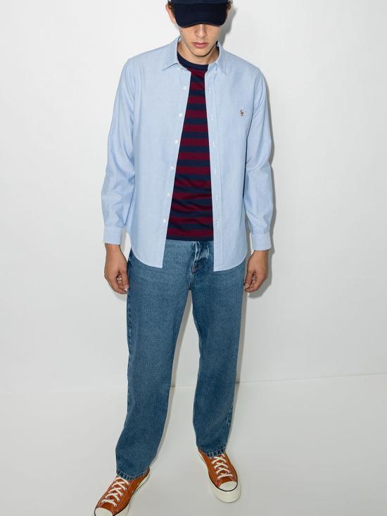 26FW 폴로 랄프로렌 긴팔 셔츠 710549084 007 Blu - POLO RALPH LAUREN
