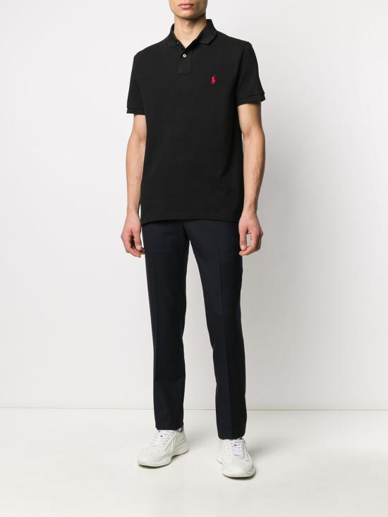 26FW 폴로 랄프로렌 폴로 티셔츠 710795080 006 Nero - POLO RALPH LAUREN