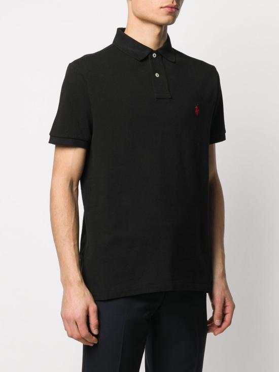 26FW 폴로 랄프로렌 폴로 티셔츠 710795080 006 Nero - POLO RALPH LAUREN