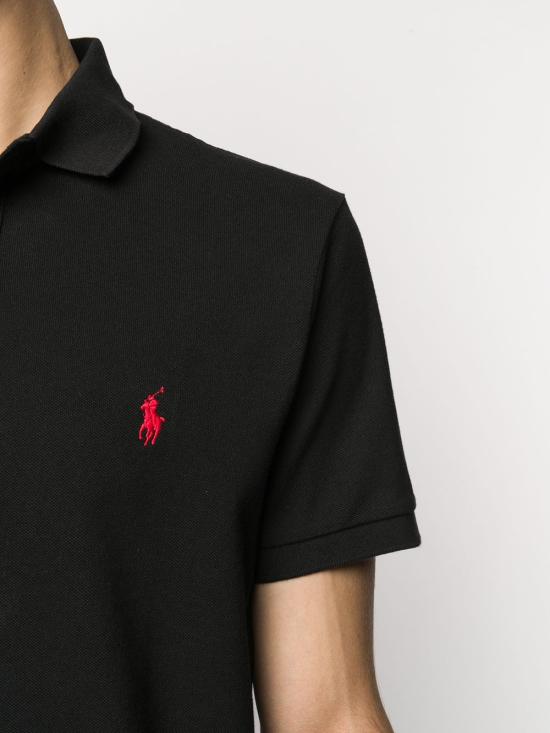 26FW 폴로 랄프로렌 폴로 티셔츠 710795080 006 Nero - POLO RALPH LAUREN