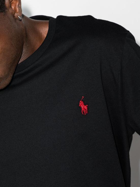 26FW 폴로 랄프로렌 반팔 티셔츠 710680785 001 Nero - POLO RALPH LAUREN