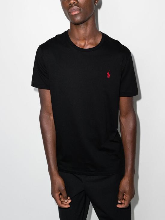 26FW 폴로 랄프로렌 반팔 티셔츠 710680785 001 Nero - POLO RALPH LAUREN