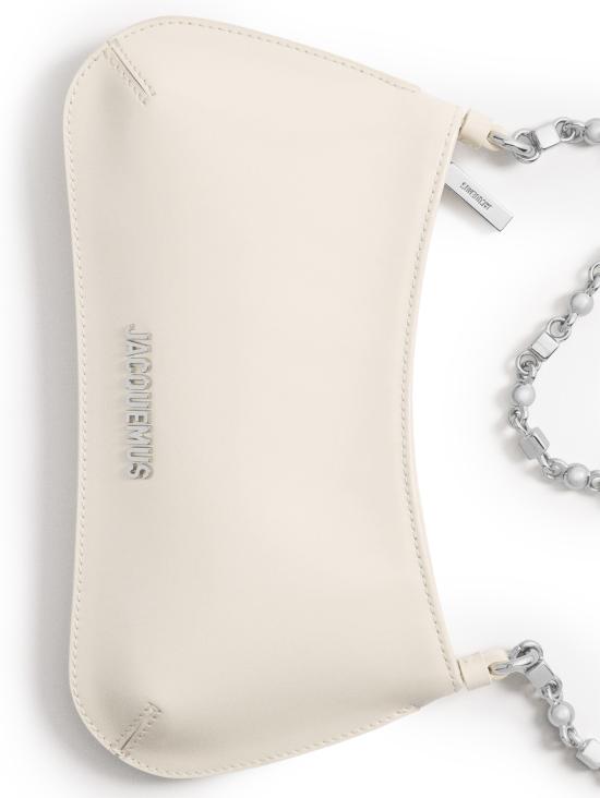 26FW 자크뮈스 쁘띠 비주 체인 숄더백 BAW00404BC18A01 115 LIGHT IVORY - JACQUEMUS