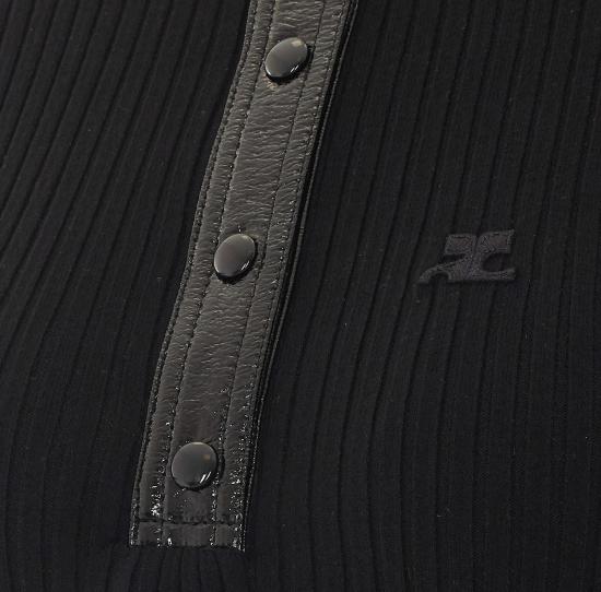 26FW 쿠레쥬 스웨터 326MTO539FI0001 9999 Black - COURREGES