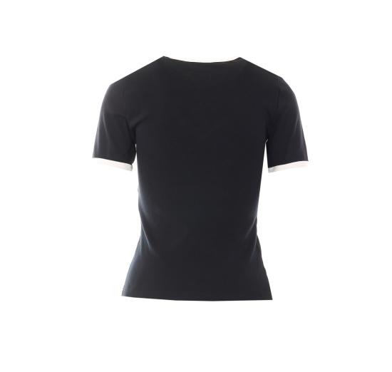 26FW 쿠레쥬 반팔 티셔츠 VESJTS017JS0070 9901 BLACK - COURREGES