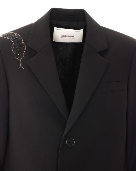26FW 자딕앤볼테르 수트 자켓 WWBL01991 011 Black - ZADIG & VOLTAIRE