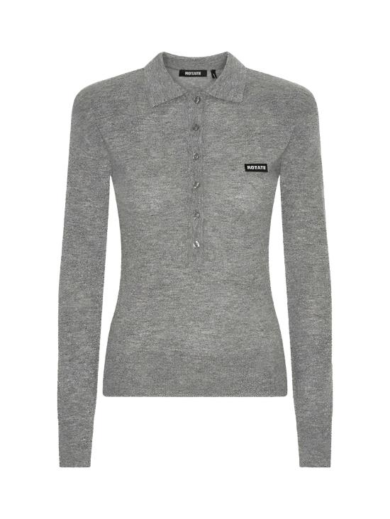 26FW 로테이트 폴로 티셔츠 116181 1093 Frost Gray