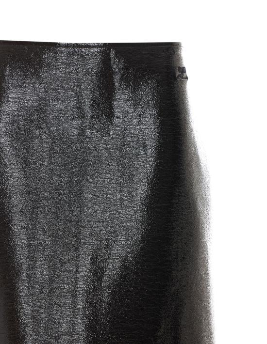 26FW 쿠레쥬 미디 스커트 326CJU397VY0014 9999 Black - COURREGES