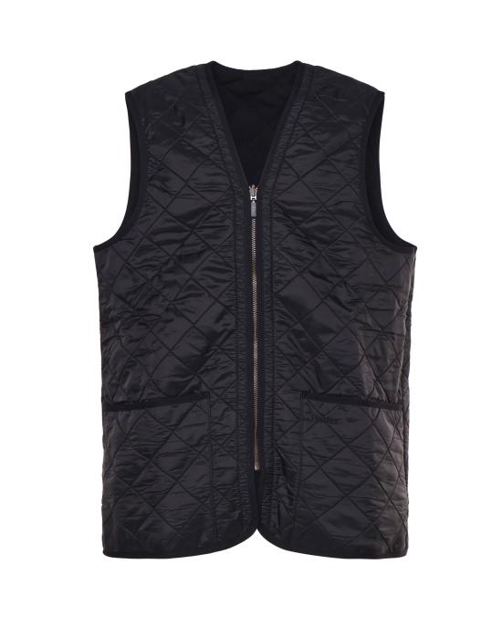 26FW 바버 폴라퀼트 지퍼인 라이너 MLI0002 BK91 BLACK - BARBOUR
